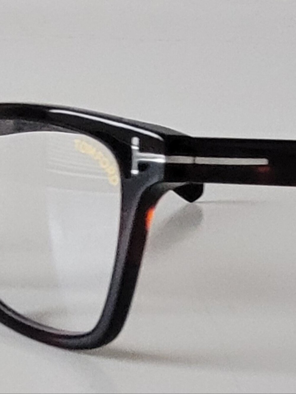 Tom Ford Tortoiseshell Rectangular Eyeglass Frames